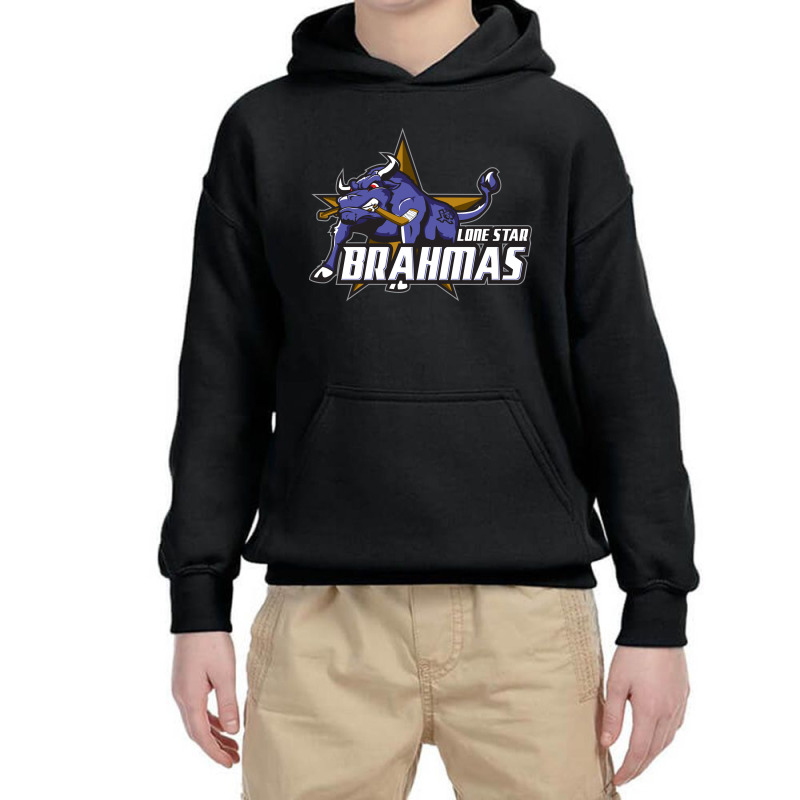 Lone Star Brahmas Youth Hoodie by SNOWFLAKE | Artistshot