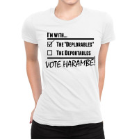 Harambe Deplorables Ladies Fitted T-shirt | Artistshot