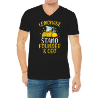 Lemonade Boss Founder Ceo Lemonade Stand Funny Friends T Shirt V-neck Tee | Artistshot