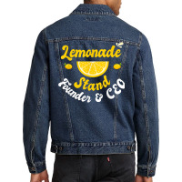 Lemonade Stand Founder & Ceo Funny Lemon Juice Business T Shirt Men Denim Jacket | Artistshot