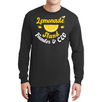 Lemonade Stand Founder & Ceo Funny Lemon Juice Business T Shirt Long Sleeve Shirts | Artistshot