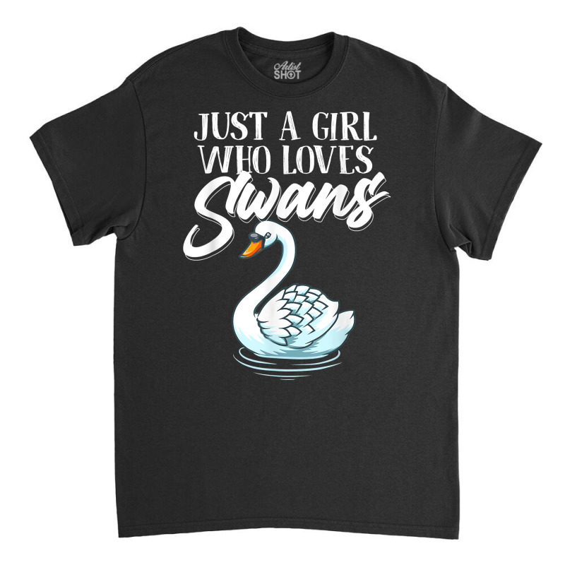 Cool Swan For Women Girls Tundra Trumpeter Swans Lake Animal T Shirt Classic T-shirt | Artistshot