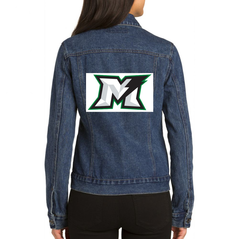 The-markham-thunder-pen Ladies Denim Jacket by haisama | Artistshot