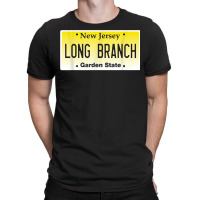 Long Branch Nj New Jersey License Plate Beach Jersey Shore T Shirt T-shirt | Artistshot