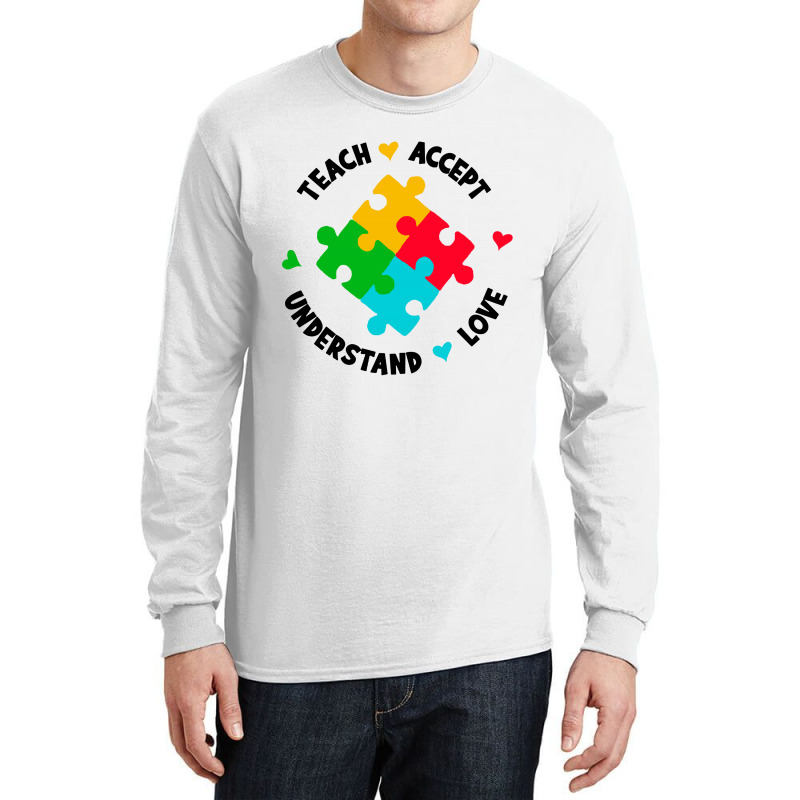 Teach Accept Understand Love Long Sleeve Shirts by paulscott Art | Artistshot