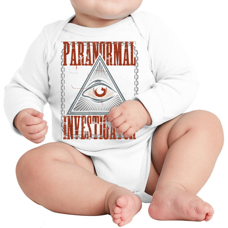 Paranormal Investigator Ghost Hunter Halloween Costume T Shirt Long Sleeve Baby Bodysuit by hollymu | Artistshot