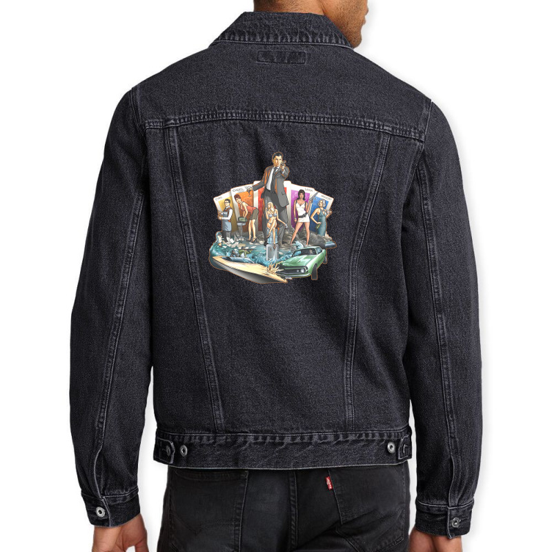 Fx Archer Tv Show Men Denim Jacket | Artistshot