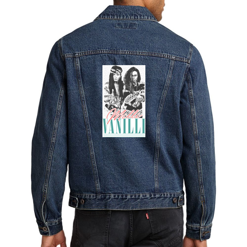 Milli Vanilli Vintage Style 90s Aesthetic Design Men Denim Jacket | Artistshot