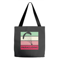 Paragliding Silhouette Sport Activity Vector Graphic Tote Bags | Artistshot