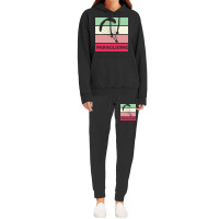 Paragliding Silhouette Sport Activity Vector Graphic Hoodie & Jogger Set | Artistshot