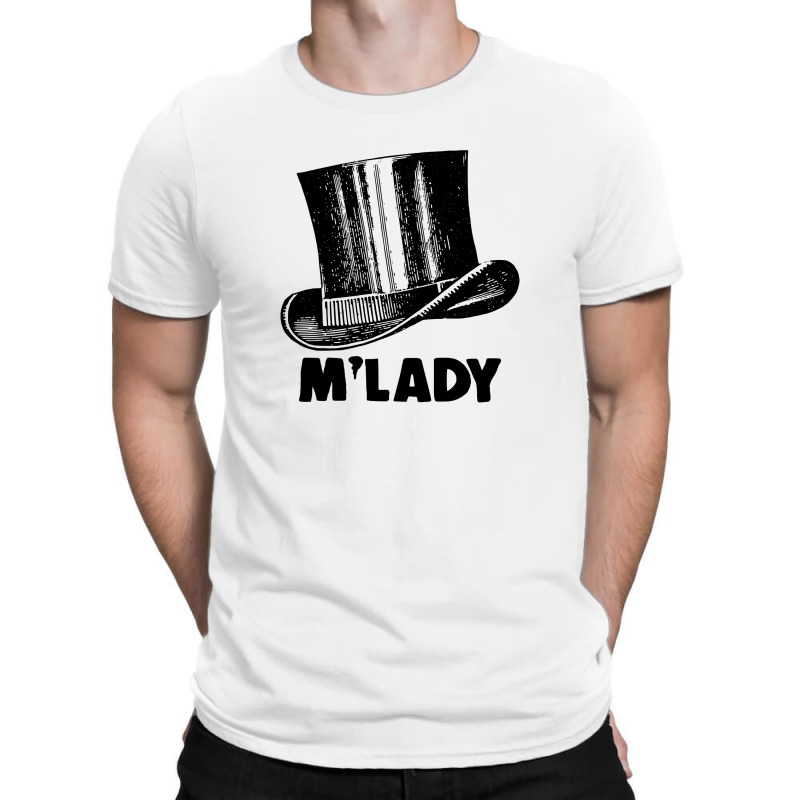 M'lady Hipster Top Hat Tribute T-shirt | Artistshot