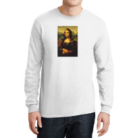 Mona Lisa Pixel Design Tee Long Sleeve Shirts | Artistshot