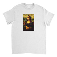 Mona Lisa Pixel Design Tee Classic T-shirt | Artistshot