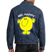 Mr Happy Men Denim Jacket | Artistshot