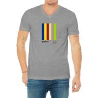 Montana Original Minimalist Artwork Poster Design V-neck Tee | Artistshot