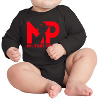 Veteran Mp Military Police Pod Long Sleeve Baby Bodysuit | Artistshot