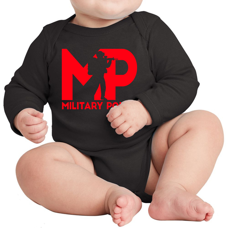 Veteran Mp Military Police Pod Long Sleeve Baby Bodysuit by Lemah Teles | Artistshot