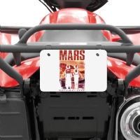 Mars National Park   Mystical Space Universe Exploration T Shirt Atv License Plate | Artistshot