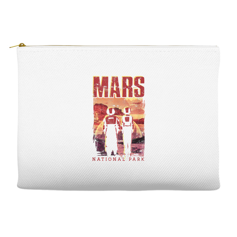 Mars National Park   Mystical Space Universe Exploration T Shirt Accessory Pouches | Artistshot