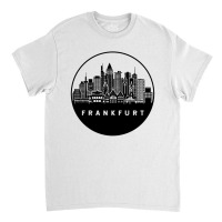 Frankfurt Germany Skyline Classic T-shirt | Artistshot