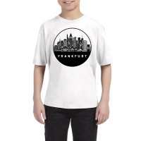 Frankfurt Germany Skyline Youth Tee | Artistshot