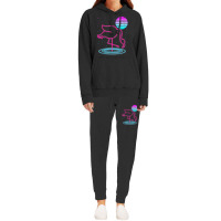 Retro Vaporwave 90s Art Exotic Bird Lover Synthwave Flamingo T Shirt Hoodie & Jogger Set | Artistshot