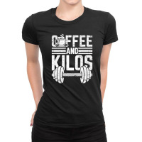 Coffee And Kilos Ladies Fitted T-shirt | Artistshot