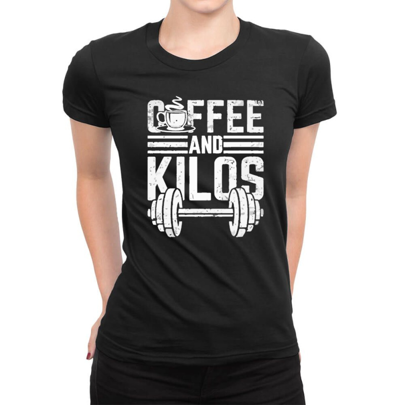 Coffee And Kilos Ladies Fitted T-Shirt by solehpati | Artistshot