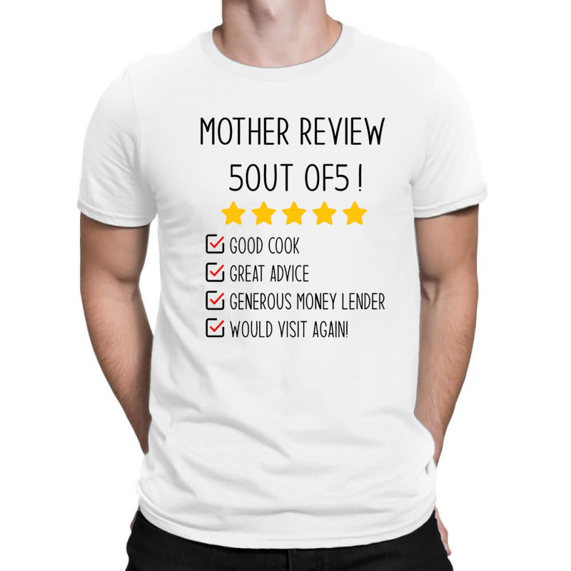 Funny Gifts For Mom 5 Out Of 5 Stars Rated Review Good Cook Great Advi T-shirt | Artistshot