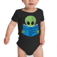 Kawaii Alien Reading Research Ufo Investigation T Shirt Baby Bodysuit | Artistshot