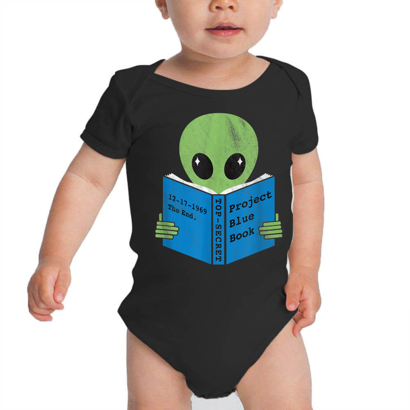 Kawaii Alien Reading Research Ufo Investigation T Shirt Baby Bodysuit by lorebrend | Artistshot