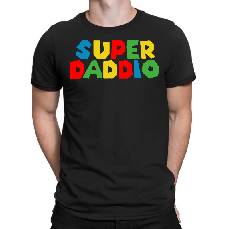 Super Daddio Funny Gamer Dad Fathers T-shirt | Artistshot