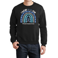 Diabetes Diabetic Rainbow I Wear Blue For T1d Warrior 1 Diabetes Aware Crewneck Sweatshirt | Artistshot