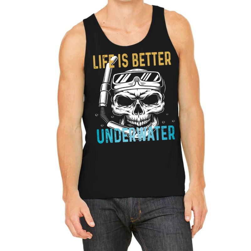 Life Is Better Underwater Tank Top | Artistshot