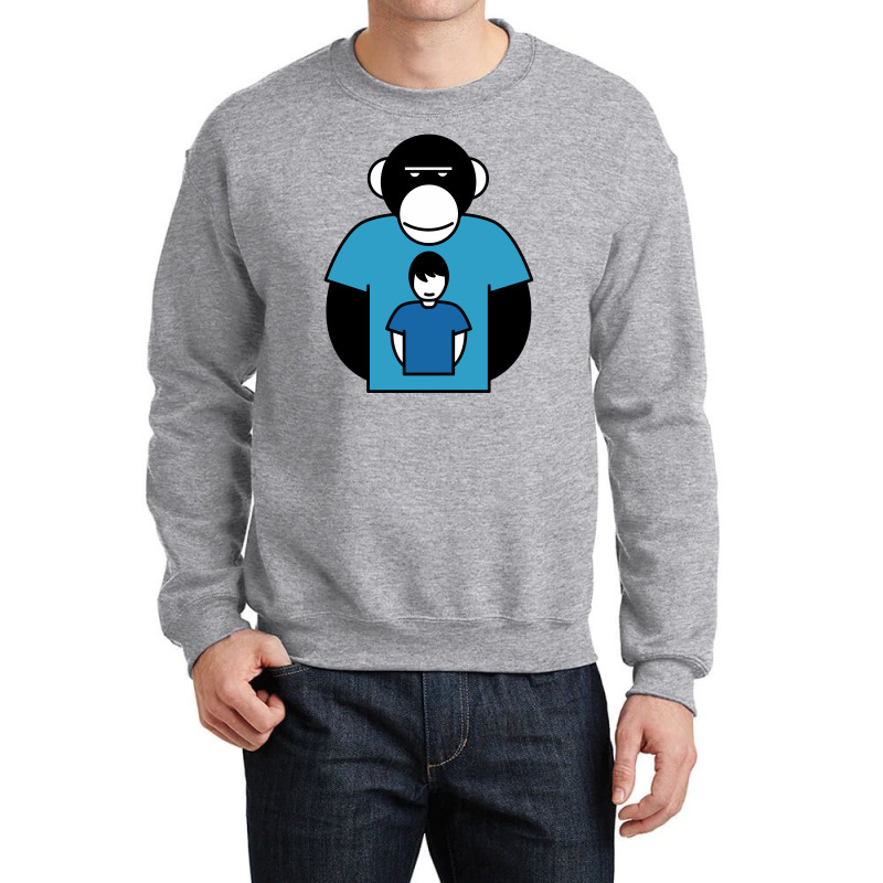 Apes Man Crewneck Sweatshirt | Artistshot