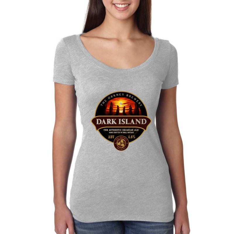 Dark Island Beer Label Ideal Birthday Present Or Gift Women's Triblend Scoop T-shirt by RetnoAN | Artistshot