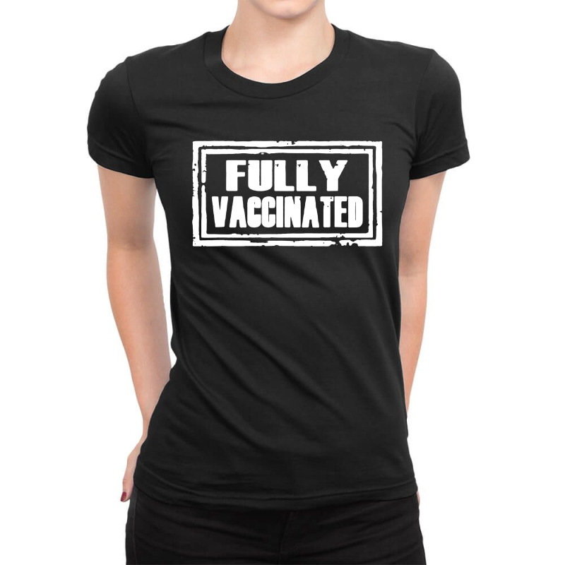 Quarantine Vaccine Pro Vaccination Ladies Fitted T-Shirt by THT | Artistshot