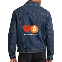 Digital Currency Men Denim Jacket | Artistshot