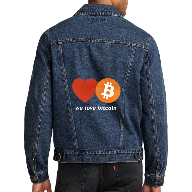 Digital Currency Men Denim Jacket by shannen doherty | Artistshot