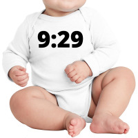 Nine Minutes 29 Seconds Social Long Sleeve Baby Bodysuit | Artistshot