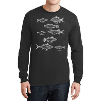 Fish Species Collection Biologist Fishkeeping Animal Fish T Shirt Long Sleeve Shirts | Artistshot