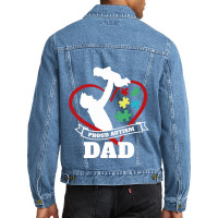 Autism Dad Men Denim Jacket | Artistshot