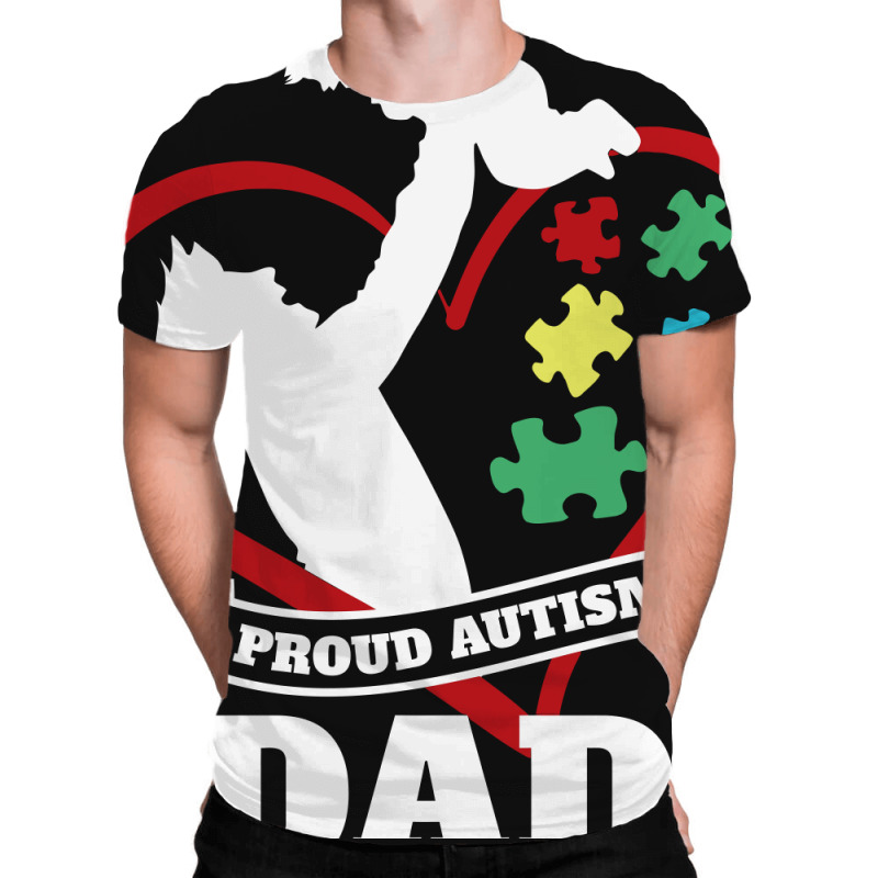 Autism Dad All Over Men's T-shirt | Artistshot