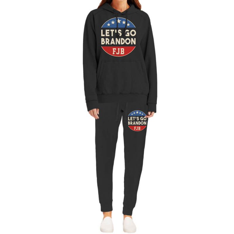 Let’s Go Br.an.d.o.n Conservative Vintage Political Usa Flag T Shirt Hoodie & Jogger Set | Artistshot