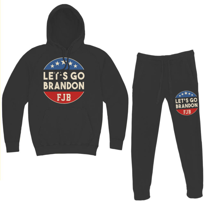 Let’s Go Br.an.d.o.n Conservative Vintage Political Usa Flag T Shirt Hoodie & Jogger Set | Artistshot