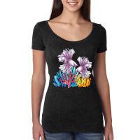 Saltwater Fish Aquarium Betta Fish Lover Fishkeeping Fish T Shirt Women's Triblend Scoop T-shirt | Artistshot