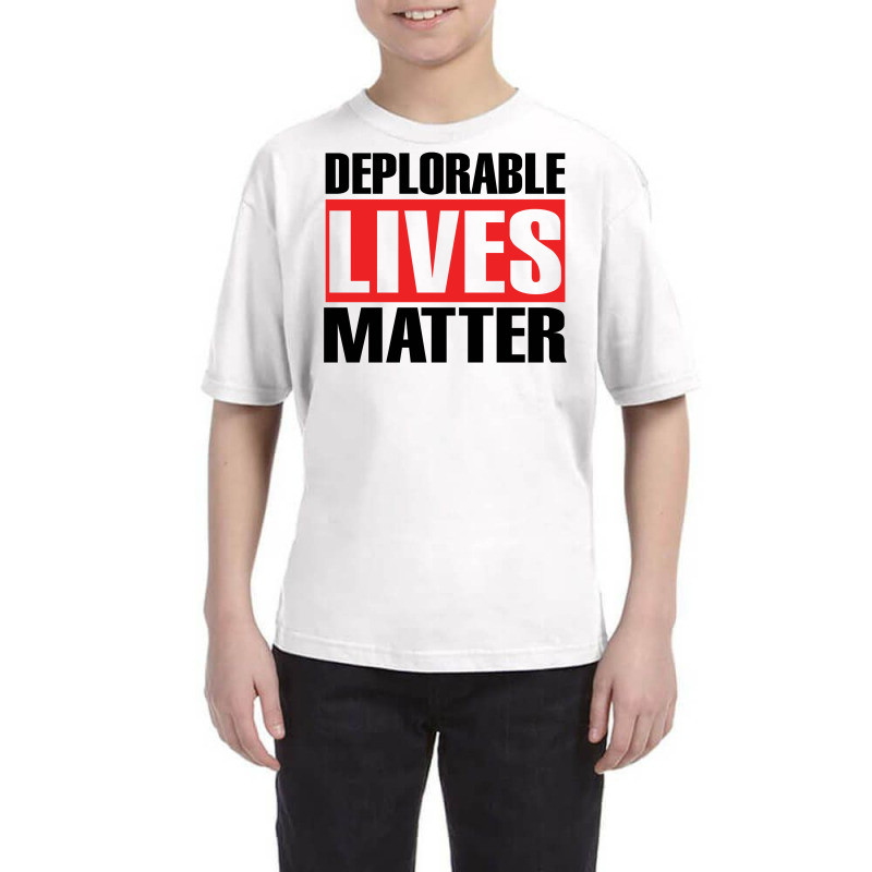 Deplorable Lives Matter Youth Tee | Artistshot