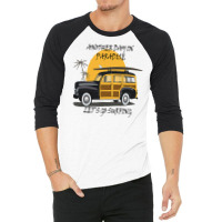 Another Day In Paradise T Shirt Hotrod Ha.wai.ian T Shirt 3/4 Sleeve Shirt | Artistshot