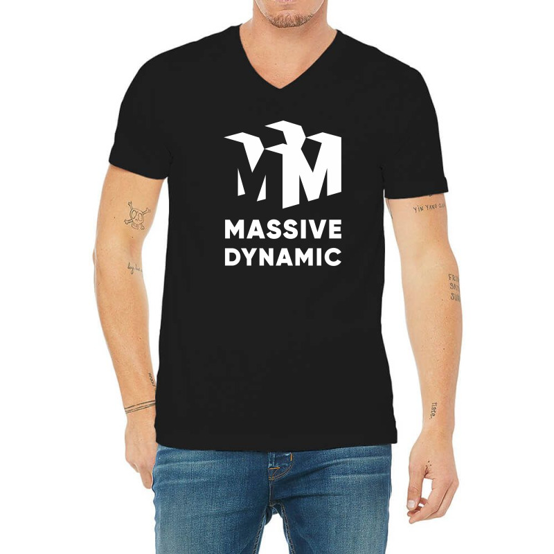 Massive Dynamic Ad From The Fringe V-neck Tee | Artistshot