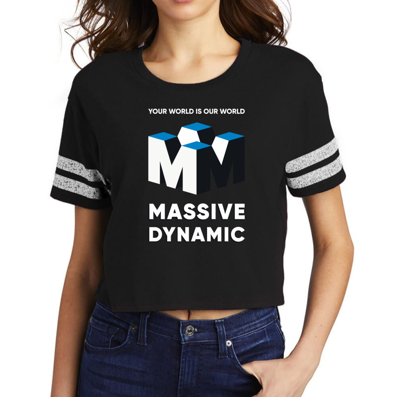 Massive Dynamic Ad From The Fringe Scorecard Crop Tee | Artistshot